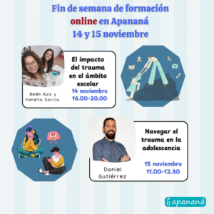 Fin de semana de formación online en Apananá  14 y 15 noviembre